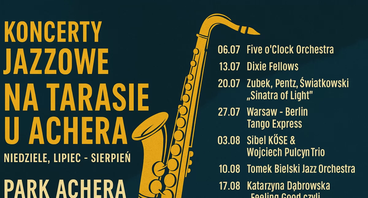 Koncerty, Jazzowe niedziele Ursusie koncertów „Na tarasie Achera” lipca! - zdjęcie, fotografia