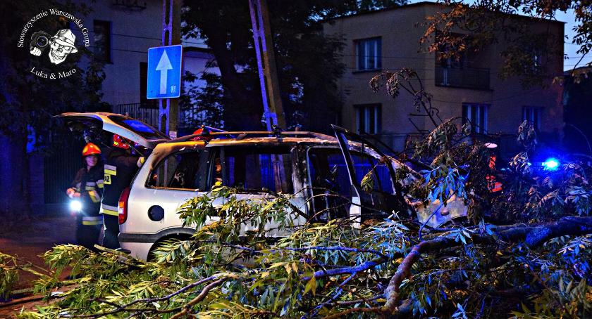 Na Spisaka auto uderzyło w drzewo i stanęło w płomieniach – relacjonuje reporter WGF „Luka@Maro”