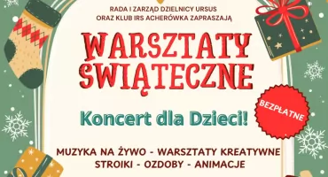 Świąteczna magia w Acherówce - warsztaty i koncert dla dzieci