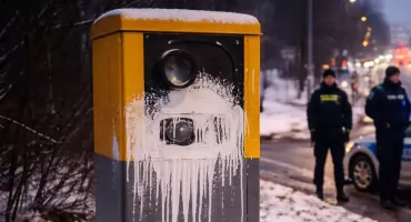 Fotoradar „rekordzista” znów zniszczony. Monitoring nie powstrzymał wandali