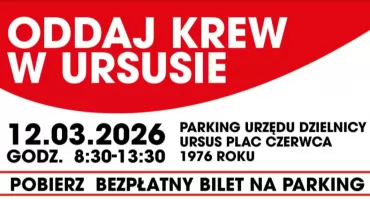 Oddaj krew w Ursusie. Marcowa akcja przed urzędem dzielnicy