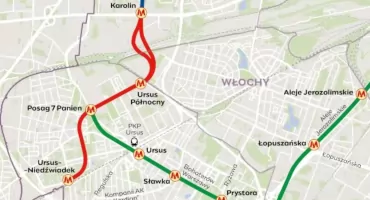 Przełom dla Ursusa. Ruszył przetarg na przedłużenie linii M2